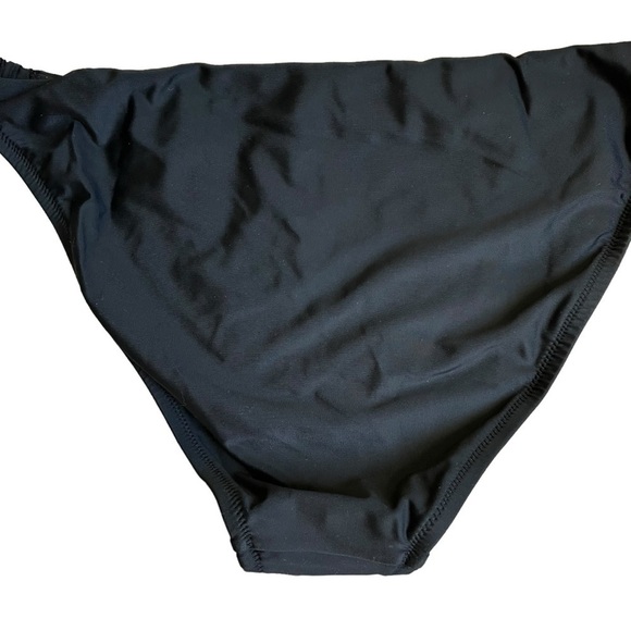 NWT J. Crew Scrunchie Strap Full-coverage Bikini Bottom Black Sz XL - Picture 7 of 13